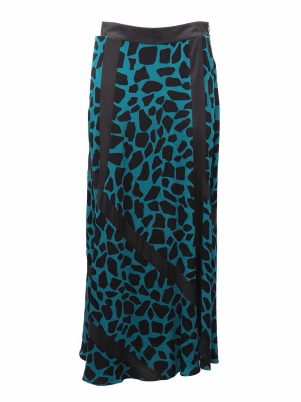 Madison Skirt- Diane Von Furstenberg- Giraffe Medium Teal- Size 12- NWT